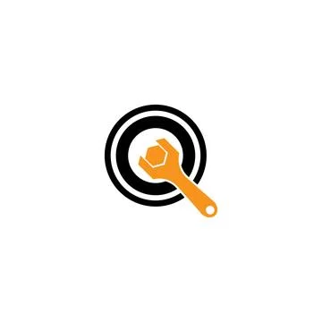 Maintenance logo template vector Stock Illustration