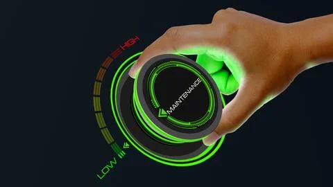 MAINTENANCE LOW Illustrazione stock