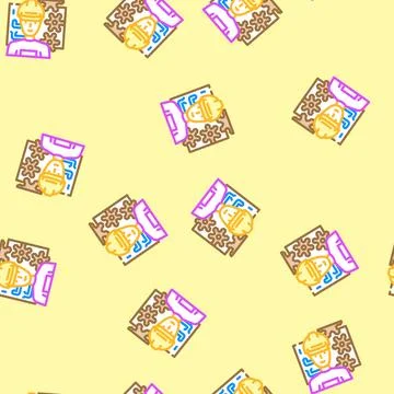Maintenance mechanic repair worker vector seamless pattern 스톡 일러스트