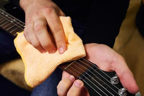 Maintenance of musical instruments Stock Photos