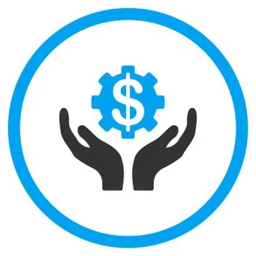 Maintenance Price Rounded Icon Stock Illustration