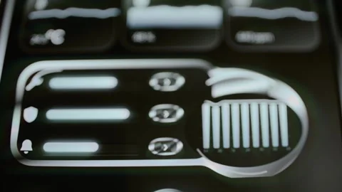 Maintenance queue opened message above controls Video stock 345482978
