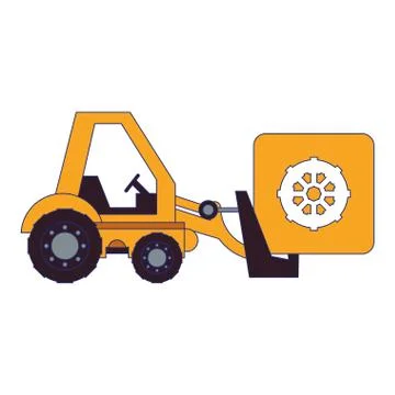 Maintenance support technology web cartoon Stock Illustration