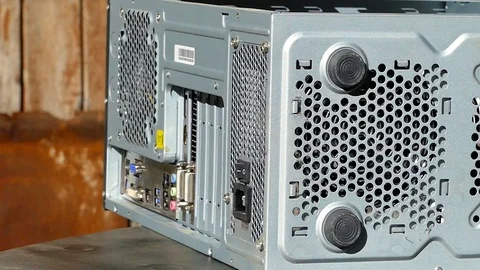 Maintenance of the system unit Stock Footage 81336059