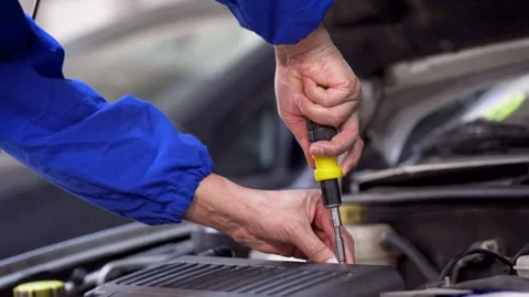 Maintenance vehicle machine inspection 스톡 동영상 301699981