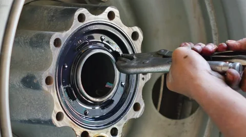 Maintenance vehicles in use for a long time. Stock Footage 62207693