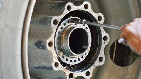 Maintenance vehicles in use for a long time. Stock Footage 62222138