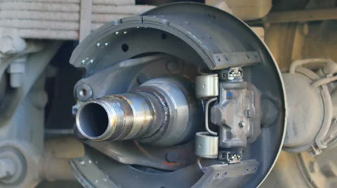 Maintenance vehicles in use for a long time. Stock Footage 62225287