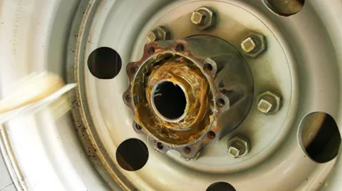 Maintenance vehicles in use for a long time. Stock Footage 62231971