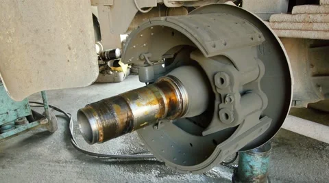 Maintenance vehicles in use for a long time. Stock Footage 62233469