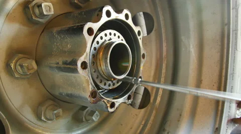 Maintenance vehicles in use for a long time. Stock Footage 62234241