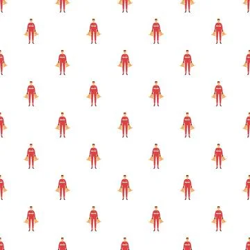 Maintenance workers holding traffic cones pattern Stock Illustration