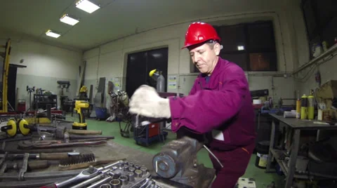 Maintenance Workshop Service Stock Footage 39446081