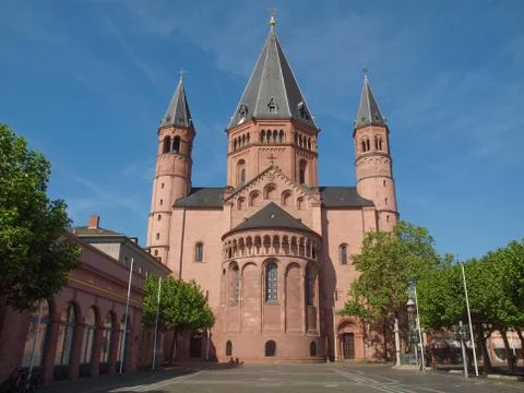 Mainz cathedral Stock Photos