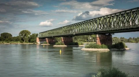 Mainz - Rhein (timelapse) Vídeos de archivo 43630381