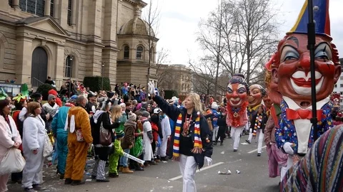 Mainz Rosenmonntag Stock Footage 88630327