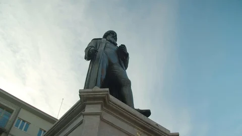 Mainz / statue   Stock Footage 124642271