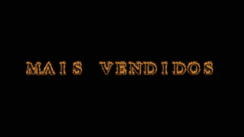 Mais vendidos fire text effect black background Stock Footage 136566161