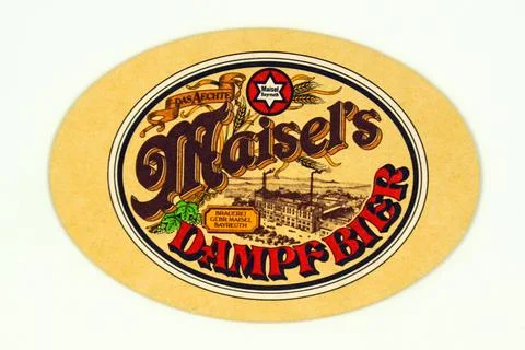 Maisel's Dampfbier beer coaster Stock Photos