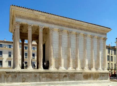 The Maison Carr (Square House) Stock Photos