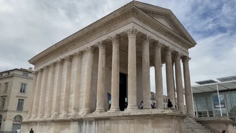Maison carrée 스톡 동영상 229713544