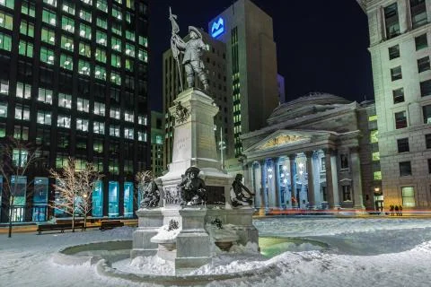 Maisonneuve Monument Stock Photos