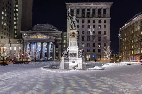 Maisonneuve monument Stock Photos
