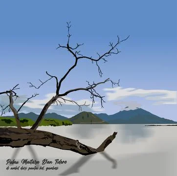 Maitara tidore Stock Illustration