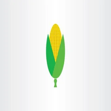 Maize corn vector logo icon element symbol Stock-Illustration