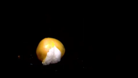 A maize or corn popping and exploding by releasing oils to a popcorn in Stock Footage 284208962