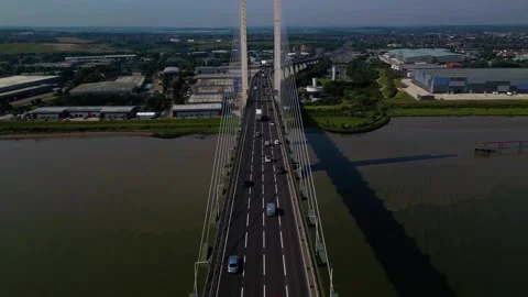 Majestic bridge structure Video stock 243936953