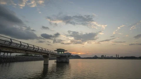 Majestic clouds during sunset Stock Footage 101616931