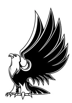Majestic eagle mascot Stock Illustration