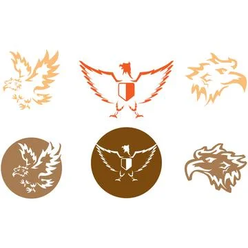 Majestic Eagle in the Sky Stock-Illustration