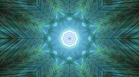 Majestic feather pattern of 4K UHD 3d illustration Stock Illustration