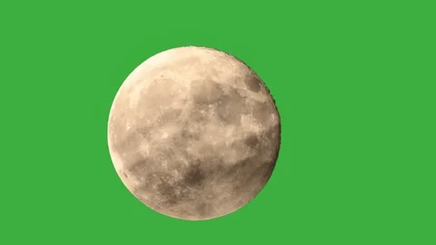 Majestic full moon rises through the clouds in a captivating time lapse during Stock Footage 305428927