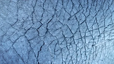 Majestic huge glacier cracked pattern abstract epic natural landscape, iceberg   Video stock 153257560