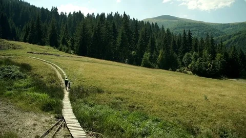 Majestic mountains. Amazing picture Stock Footage