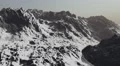 Majestic Remote Wilderness Snow Mountains Sunrise Landscape HD Footage