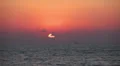 Majestic sunset in Mediterranean sea, Pathos, Cyprus HD Footage