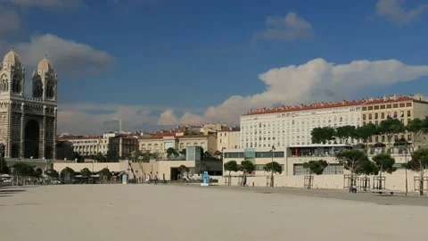 The Major cathedral of Marseille. Stock Footage 136833917