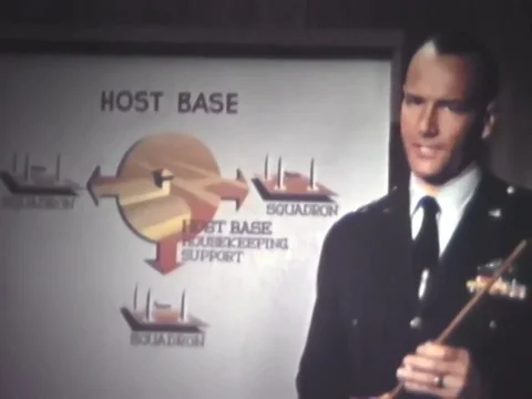 Major General Ben I. Funk explains the processes of supply and maintenance of Stock Footage 83250235