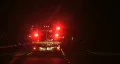 Major Nighttime Car Crash 03 HD Footage