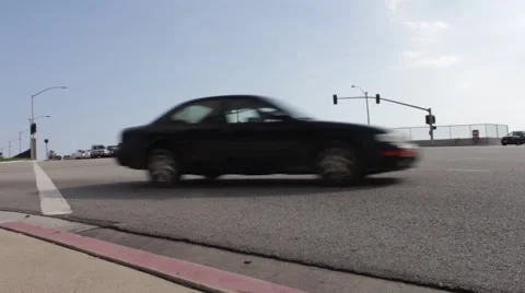 Major Street Intersection 4 Stock Footage 50232645