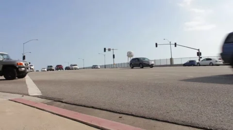 Major Street Intersection Stock Footage 50232760