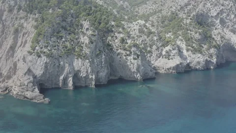 Majorca beautiful view of the Es Coll Baix beach, Spain Stock Footage 142878119