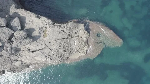 Majorca beautiful view of the Es Coll Baix beach, Spain Stock Footage 142878165