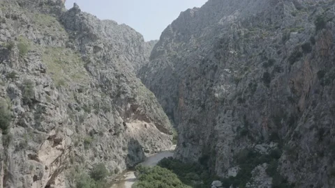 Majorca beautiful view of the Es Coll Baix beach, Spain Stock Footage 142878418