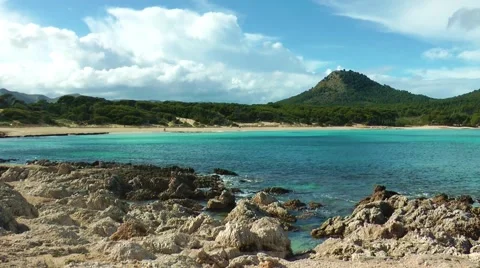 Majorca, Cala Agulla Stock Footage 61034491