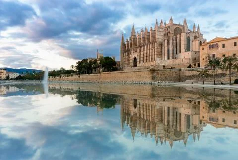 Majorca cathedral Stock Illustration